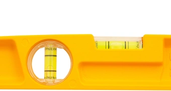 Уровень Denzel 34935 пузырьковый 2глаз. литой желтый - купить недорого с доставкой в интернет-магазине