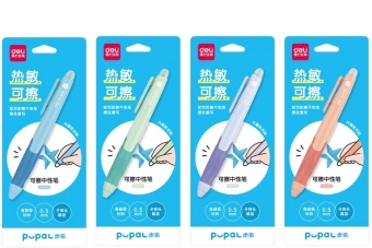 Ручка гелев. Deli Pupal SA321BLUE d=0.5мм син. черн. блистер стираемая - купить недорого с доставкой в интернет-магазине