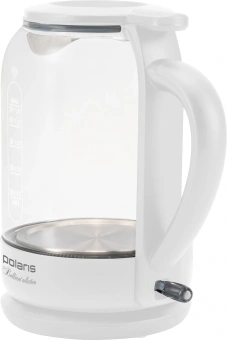 Чайник электрический Polaris PWK 1753CGL 1.5л. 1950Вт белый корпус: стекло/пластик - купить недорого с доставкой в интернет-магазине