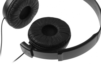 Гарнитура накладные Sony MDR-ZX110AP 1.2м черный проводные оголовье - купить недорого с доставкой в интернет-магазине