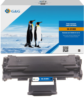 Картридж лазерный G&G GG-D108S черный (1500стр.) для Samsung ML-1640/2240/2241/1641/1645/1640XSA - купить недорого с доставкой в интернет-магазине