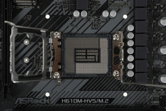 Материнская плата Asrock H610M-HVS/M.2 R2.0 Soc-1700 Intel H610 2xDDR4 mATX AC`97 8ch(7.1) GbLAN+VGA+HDMI - купить недорого с доставкой в интернет-магазине