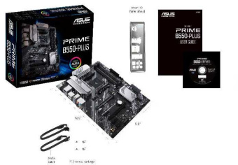 Материнская плата Asus PRIME B550-PLUS Soc-AM4 AMD B550 4xDDR4 ATX AC`97 8ch(7.1) GbLAN RAID+HDMI+DP - купить недорого с доставкой в интернет-магазине