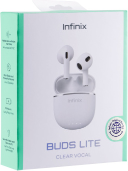 Гарнитура вкладыши Infinix XBuds XE23 белый беспроводные bluetooth в ушной раковине (10311755) - купить недорого с доставкой в интернет-магазине