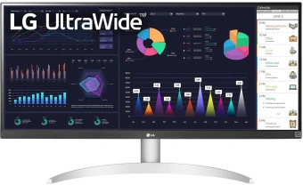 Монитор LG 29" UltraWide 29WQ600-W серебристый IPS LED 1ms 21:9 HDMI M/M матовая 250cd 178гр/178гр 2560x1080 100Hz DP UWHD USB 8.32кг - купить недорого с доставкой в интернет-магазине