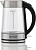 Чайник электрический Gorenje K17GDWII 1.7л. 2200Вт серебристый/черный корпус: стекло/металл/пластик