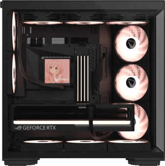 Корпус Formula Crystal Z7 черный без БП ATX 11x120mm 4x140mm 1xUSB3.0 1xUSB3.1 audio bott PSU - купить недорого с доставкой в интернет-магазине