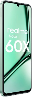 Смартфон Realme RMX3938 Note 60х 64Gb 3Gb зеленый моноблок 3G 4G 2Sim 6.74" 720x1600 Android 14 8Mpix 802.11 a/b/g/n/ac GPS GSM900/1800 GSM1900 TouchSc A-GPS microSD - купить недорого с доставкой в интернет-магазине