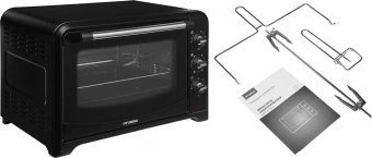 Мини-печь Hyundai MIO-HY106 60л. 2200Вт черный - купить недорого с доставкой в интернет-магазине