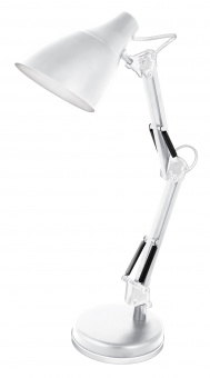 Светильник Camelion KD-331 C01 (12790) настольный на основание E27 белый 40Вт - купить недорого с доставкой в интернет-магазине