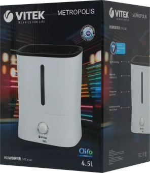 Увлажнитель воздуха Metropolis VITEK VT-2347 - цена, купить или заказать с доставкой в интернет-магазине Увлажнитель воздуха Metropolis VITEK VT-2347 - купить недорого с доставкой в интернет-магазине