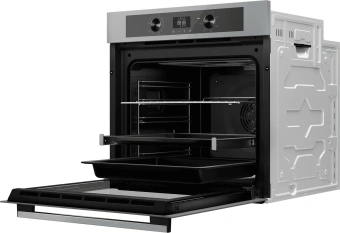 Духовой шкаф Электрический Haier HOQ-K3QSN5GG серый - купить недорого с доставкой в интернет-магазине