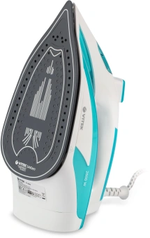 Утюг Vitek VT-8355 2600Вт бирюзовый/белый - купить недорого с доставкой в интернет-магазине