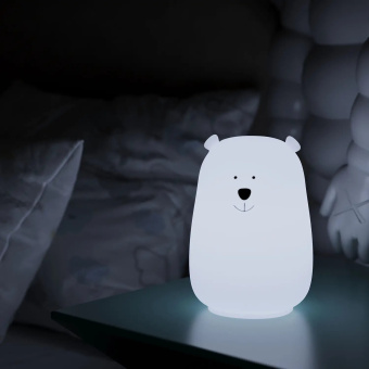 Ночник Gauss NN302 медведь белый - купить недорого с доставкой в интернет-магазине