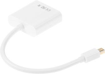 Переходник miniDisplayPort (m) VGA (f) белый - купить недорого с доставкой в интернет-магазине