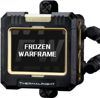 Система водяного охлаждения Thermalright Frozen Warframe 360 Soc-AM5/AM4/1200/1700/1851 черный 4-pin 29.8dB Al LCD Ret (F-WFRAME-360-BL) - купить недорого с доставкой в интернет-магазине