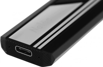 Накопитель SSD Netac USB-C 500GB NT01ZX10-500G-32BK ZX10 черный - купить недорого с доставкой в интернет-магазине