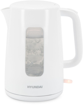 Чайник электрический Hyundai HYK-P3501 2.5л. 2200Вт белый корпус: пластик - купить недорого с доставкой в интернет-магазине