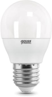 Лампа светодиодная Gauss Elementary 10Вт цок.:E27 шар 220B св.свеч.бел.нейт. (упак.:10шт) (53220) - купить недорого с доставкой в интернет-магазине
