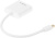 Переходник miniDisplayPort (m) VGA (f) белый - купить недорого с доставкой в интернет-магазине