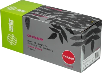 Картридж лазерный Cactus CS-TK5290M TK-5290M пурпурный (13000стр.) для Kyocera Ecosys P7240cdn - купить недорого с доставкой в интернет-магазине