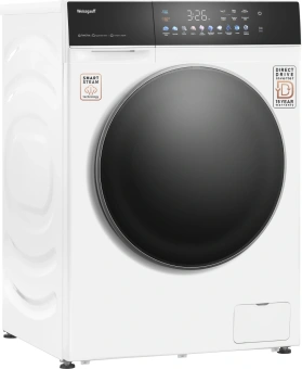 Стиральная машина Weissgauff WM 62210 Direct Drive Touch Inverter Steam класс: A+++ загр.фронтальная макс.:10.5кг белый - купить недорого с доставкой в интернет-магазине