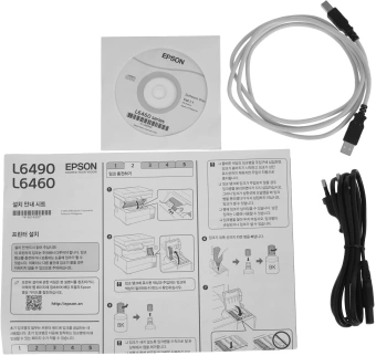 МФУ струйный Epson L6460 (C11CJ89507) A4 Duplex WiFi белый - купить недорого с доставкой в интернет-магазине