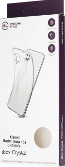 Чехол (клип-кейс) Redline для Xiaomi Redmi Note 10/10S iBox Crystal прозрачный (УТ000024069) - купить недорого с доставкой в интернет-магазине