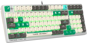 Клавиатура A4Tech Bloody S98 Pixels Green механическая белый/бежевый USB for gamer LED (S98) - купить недорого с доставкой в интернет-магазине