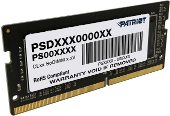 Память DDR4 16Gb 2400MHz Patriot PSD416G240081S Signature RTL PC4-19200 CL17 SO-DIMM 260-pin 1.2В single rank Ret - купить недорого с доставкой в интернет-магазине