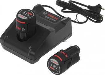 Батарея аккумуляторная Bosch GBA 12В 2Ач Li-Ion (З/У в компл.) (1600A019R8) - купить недорого с доставкой в интернет-магазине
