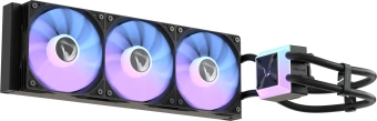 Система водяного охлаждения Formula Ice Jet Vision 360 ARGB Soc-AM5/AM4/1200/2066/1700/1851 черный 4-pin 1-27dB Al+Cu LCD 315W 2020gr Ret (ICE JET VISION 360 BK) - купить недорого с доставкой в интернет-магазине