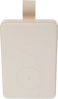 Мобильный аккумулятор Xiaomi BHR9074GL 6000mAh Qi 15W 2.4A USB-C беспров.зар. бежевый - купить недорого с доставкой в интернет-магазине