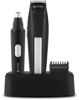 Триммер Vitek Euphoria VT-2550 черный (насадок в компл:3шт) - купить недорого с доставкой в интернет-магазине