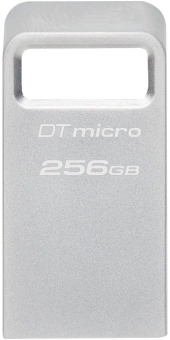 Флеш Диск Kingston 256GB DataTraveler Micro DTMC3G2/256GB USB3.0 серебристый - купить недорого с доставкой в интернет-магазине