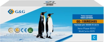 Картридж лазерный G&G GG-106R03485 106R03477/106R03485 голубой (2400стр.) для Xerox Phaser 6510DN/WC 6515DN - купить недорого с доставкой в интернет-магазине