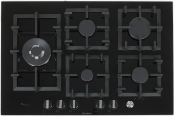 Газовая варочная поверхность Bosch PPS7A6M90R черный - купить недорого с доставкой в интернет-магазине