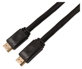Кабель аудио-видео Lazco WH-111 HDMI (m)/HDMI (m) 30м. позолоч.конт. черный (10320) - купить недорого с доставкой в интернет-магазине