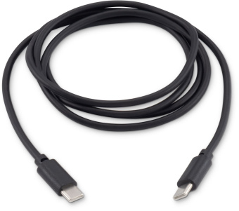 Кабель Buro BU-USB-CC-1.2M-100W USB Type-C (m)-USB Type-C (m) 1.2м черный - купить недорого с доставкой в интернет-магазине