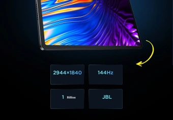 Планшет Lenovo Xiaoxin PadPro TB375FC 870 (3.2) 8C RAM8Gb ROM128Gb 12.7" IPS 2944x1840 Android 14 серый 13Mpix 8Mpix BT WiFi microSD 1Tb 10200mAh - купить недорого с доставкой в интернет-магазине