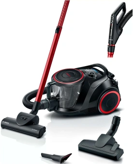 Пылесос Bosch BGS41POW1 700Вт черный/красный - цена, купить или заказать с доставкой в интернет-магазине Пылесос Bosch BGS41POW1 700Вт черный/красный - купить недорого с доставкой в интернет-магазине