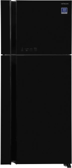 Холодильник Hitachi HRTN7489DF GBKCS 2-хкамерн. черный инвертер - купить недорого с доставкой в интернет-магазине