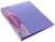 Папка на 2-х кольцах Бюрократ Pastel PAST0812/2RVIO A4 пластик 0.5мм кор.27мм торц.карм с бум. встав фиолетовый - купить недорого с доставкой в интернет-магазине
