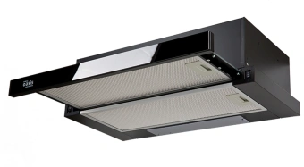 Вытяжка встраиваемая Oasis UV-60G (F) черный управление: кнопочное (1 мотор) - купить недорого с доставкой в интернет-магазине