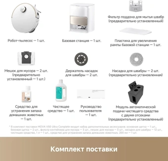 Пылесос-робот Trouver V50 Ultra Complete белый - купить недорого с доставкой в интернет-магазине