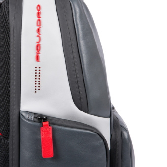 Рюкзак мужской Piquadro Urban CA4532UB00/GRN серый/черный кожа - купить недорого с доставкой в интернет-магазине