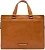 Деловая сумка The Bridge Leone Soft 063026D3/74 с отделением для ноутбука 13" коньячная натур.кожа