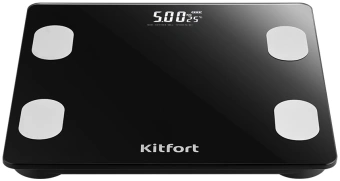Весы напольные электронные Kitfort КТ-844 макс.180кг черный - купить недорого с доставкой в интернет-магазине