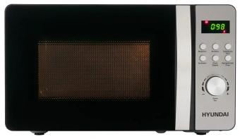 Микроволновая Печь Hyundai HYM-D2074 20л. 700Вт черный/серебристый - купить недорого с доставкой в интернет-магазине