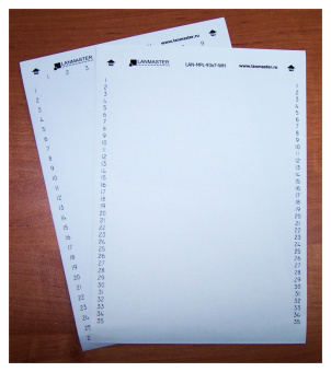 Маркер Lanmaster LAN-MPL-93X9-WH 93x9мм полиэстр (упак:1шт) для лазерных принтеров белый - купить недорого с доставкой в интернет-магазине